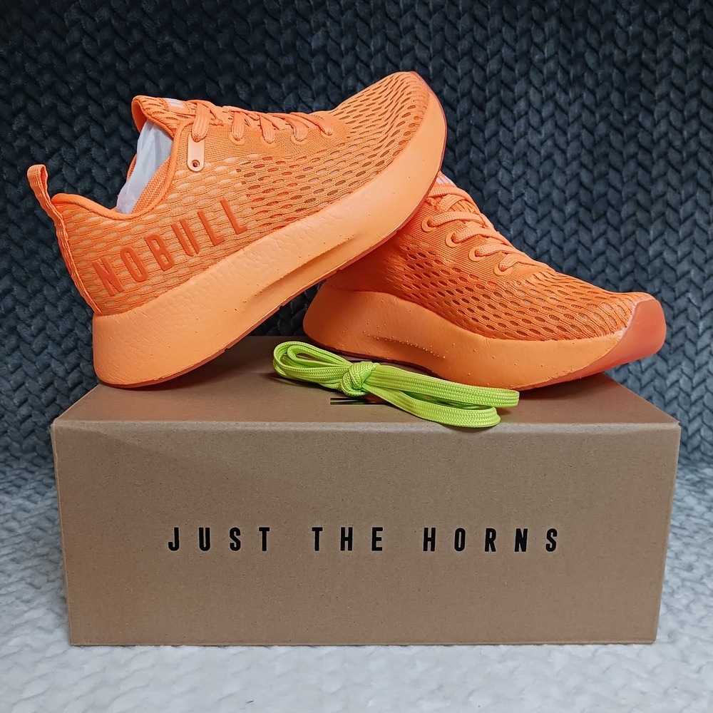 Nobull Journey Women's Training Running Sneakers Shoes Orange Size 7 Men's 5.5